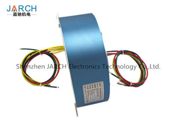 2A ~ 80A 120m m a través del anillo colectando agujereado/del interfaz eléctrico rotatorio disponibles con Ethernet