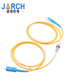 1 cierre de fibra óptica con varios modos de funcionamiento FORJ de la junta del cable del canal de anillos colectores con el conector de FC