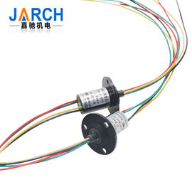 Transmisor del anillo colectando de la cápsula del OD 12.4m m para CCTV/la robótica, un circuito más bajo de la resistencia de contacto 18