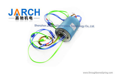 Ethernet de la señal de 500Rpm 2 USB a través del canal agujereado 2 el 1000M del tamaño 30m m del anillo colectando