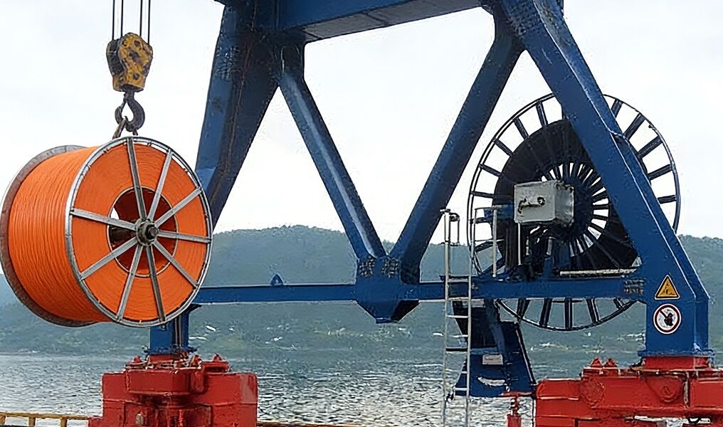 Carrete de cable para grúa