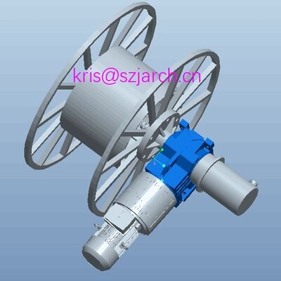 Carrete de cable para grúa duradero para aplicaciones industriales de servicio pesado que garantiza la gestión del cable y una vida útil prolongada