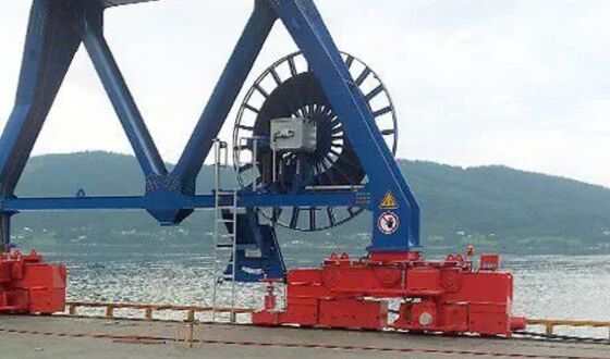 High Voltage 600m Crane Cable Reel Suitable for Managing Long Lengths of Cable in Crane and Hoist Applications