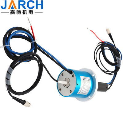 Resbalón eléctrico Ring Fiber Optic Rotary Joint para la transmisión de datos de alta velocidad
