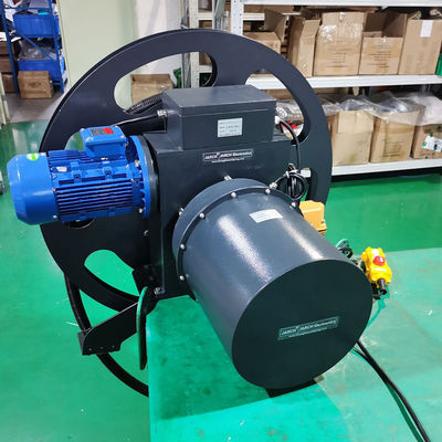 Carrete de cable hidráulico retráctil motorizado de resorte de elevación de la grúa de retorno de la manguera del cable de cuerda de tambor de la bobina para la grúa de la torre