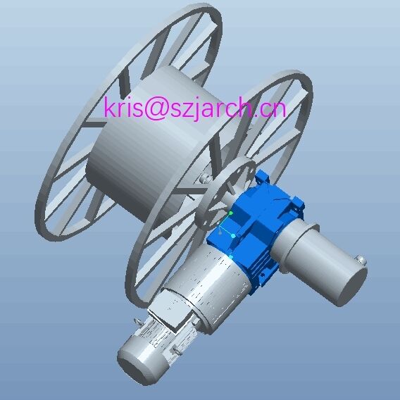 Carrete de cable para grúa duradero para aplicaciones industriales de servicio pesado que garantiza la gestión del cable y una vida útil prolongada